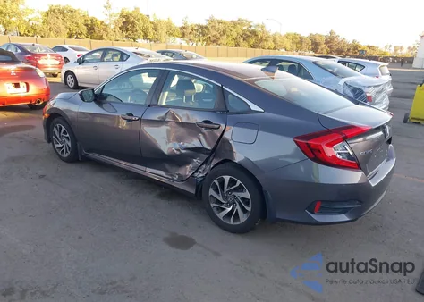 2018 Honda Civic Ex from USA, damaged, VIN 2HGFC2F76JH531767